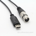 RS485 USB-A an XLR 3Pin Female Kabel